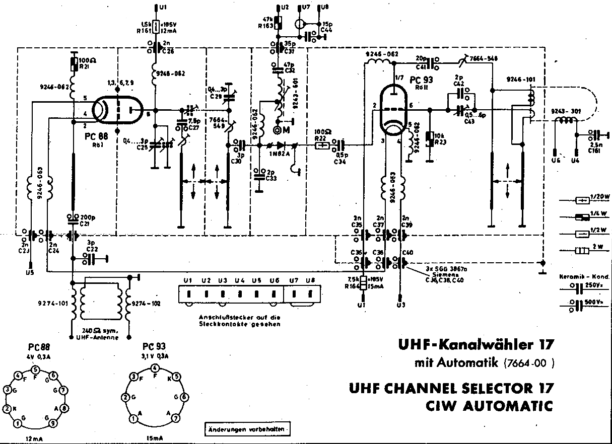 UHF-Kanalwähler 17